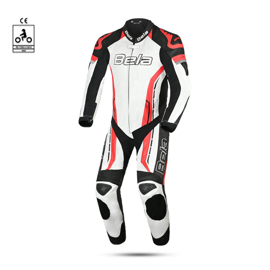 BELA-1PC tuta ROCKET MIX CANGURO BIANCO/NERO/ROSSO 