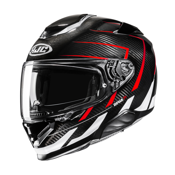 HJC RPHA 71 CARBON CANO MC1  Moto Turismo Sportivo Integrali Caschi