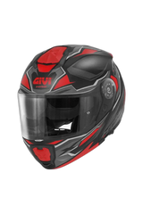 GIVI X27 Mod Dimension Moto Modulare Caschi Nero Rosso 