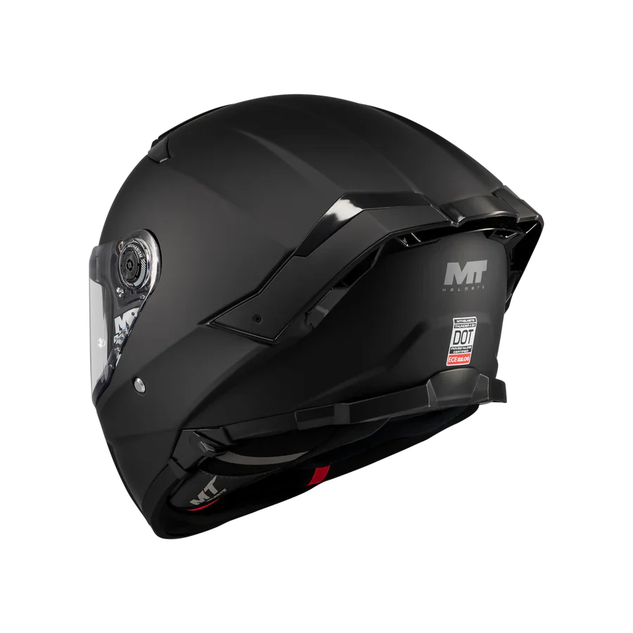 MT CASCO INTEGRAL DE MOTO FF118 SV THUNDER 4 SV PURE A1 MATE NEGRO 
