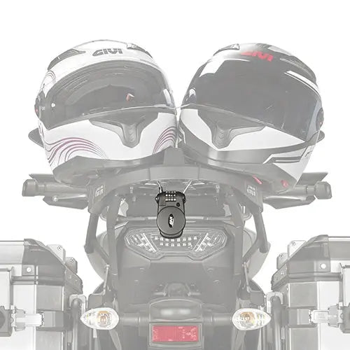 GIVI Lucchetto Casco Con Cavo Retrattile + Lucchetto A Combinazione (R1509)