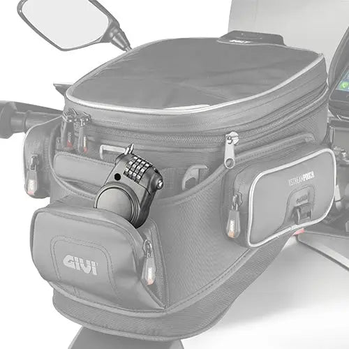 GIVI Lucchetto Casco Con Cavo Retrattile + Lucchetto A Combinazione (R1509)