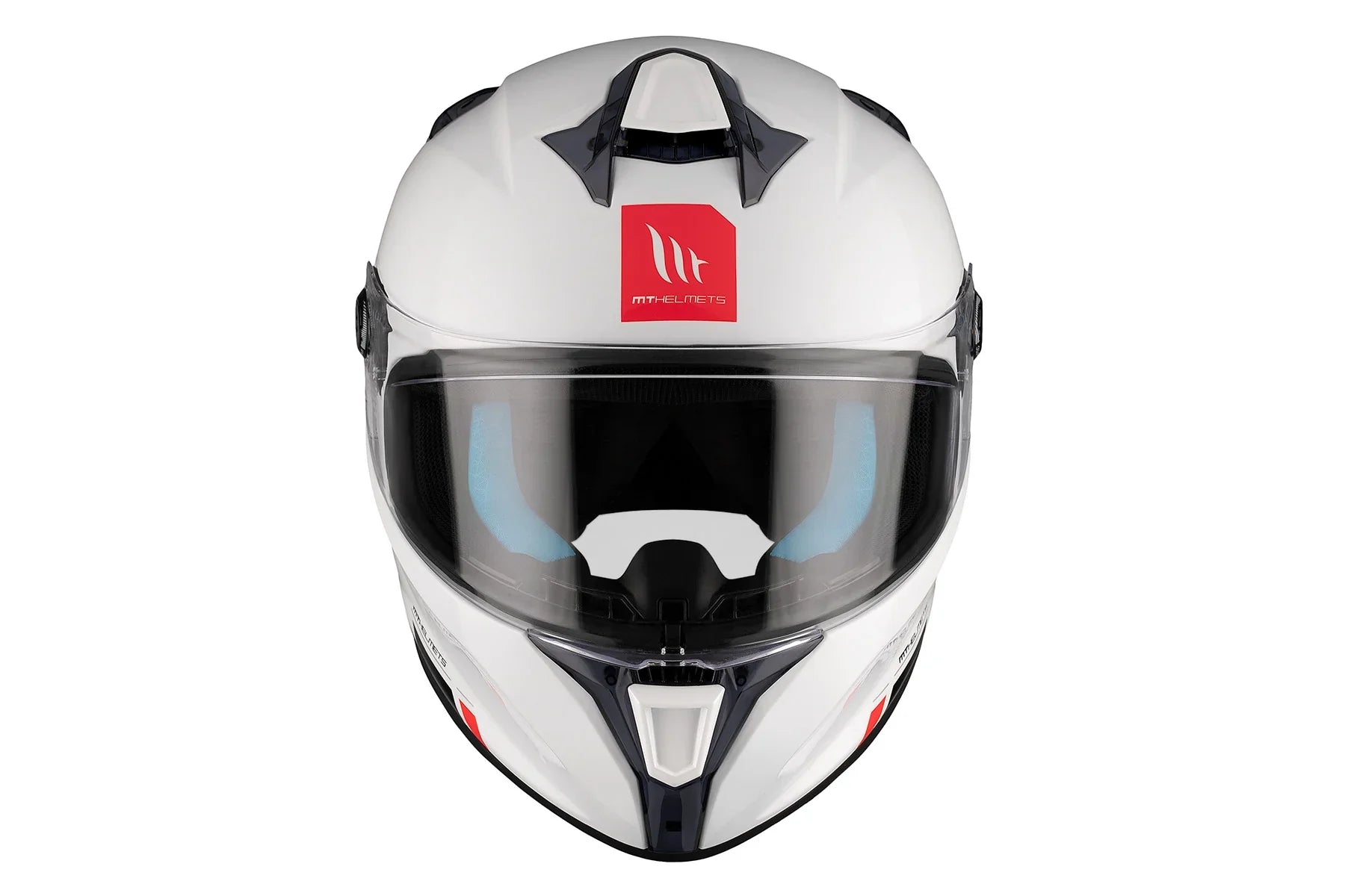 MT Targo S Solid A0 blanco perlado Casco integral deportivo para motocicleta - CASCO