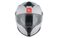 MT Targo S Solid A12 Casco integrales deportivos motocicleta gris brillante - CASCO