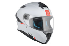 MT Targo S Solid A12 Casco integrales deportivos motocicleta gris brillante - CASCO