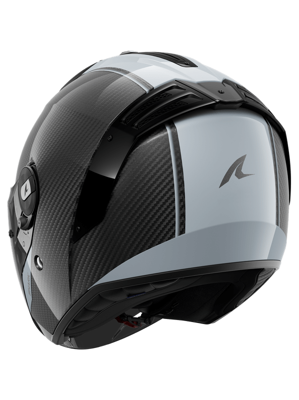 SHARK RS JET CARBON SKIN Carbonio Argento Caschi 