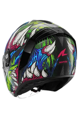 SHARK RS JET CARBON SHAYTAN CASCHI JET NERO VERDE VIOLA 