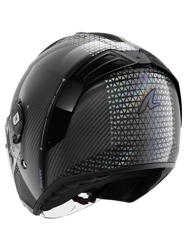 SHARK RS JET IKONIK carbonio iridescente aperto Caschi