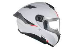 MT Targo S Solid A12 Casco integrales deportivos motocicleta gris brillante - CASCO
