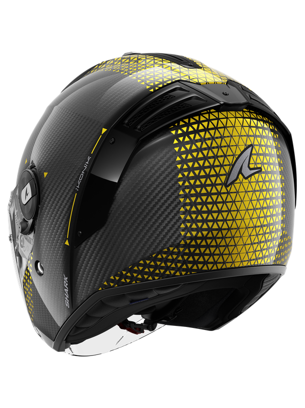 SHARK JET CARBON IKONIK Carbono Oro Cromado Casco