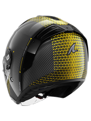 SHARK JET CARBON IKONIK Carbono Oro Cromado Casco