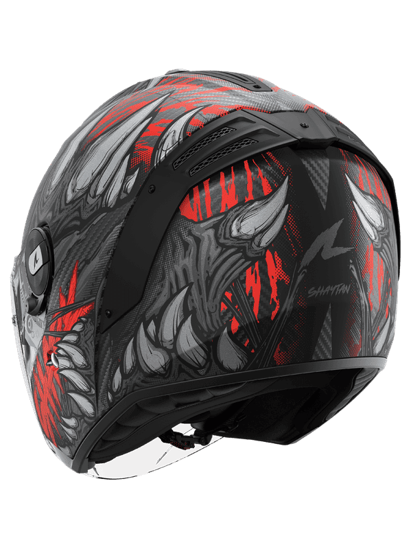 SHARK RS JET CARBON SHAYTAN CASCHI JET NERO ROSSO GRIGIO