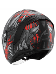 SHARK RS JET CARBON SHAYTAN CASCHI JET NERO ROSSO GRIGIO