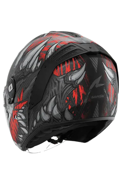 SHARK RS JET CARBON SHAYTAN CASCHI JET NERO ROSSO GRIGIO 