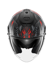 SHARK Rs Jet Carbon Shaytan Anthracite Negro Mate Rojo Casco