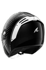 SHARK Rs Jet Stride Moto Aperta Caschi Nero Bianco 