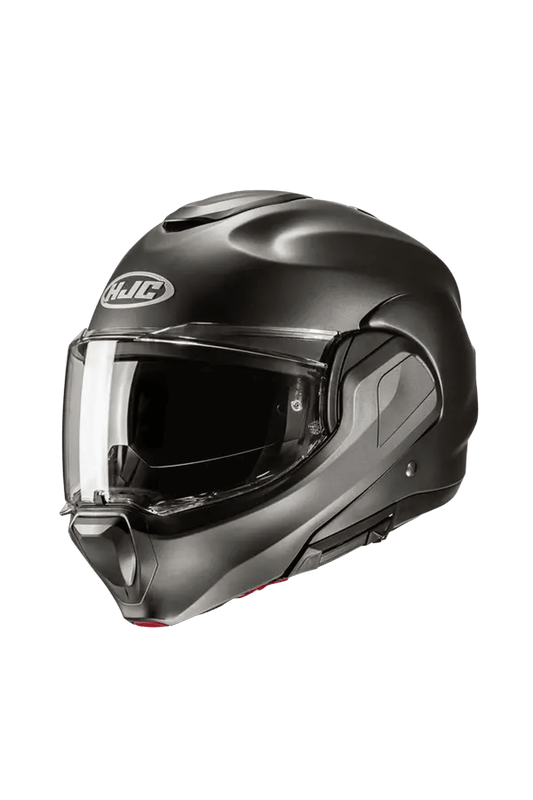 HJC F100 UNI Modulabile Moto Sportivo Turismo Caschi Semi Piatto Titanio 