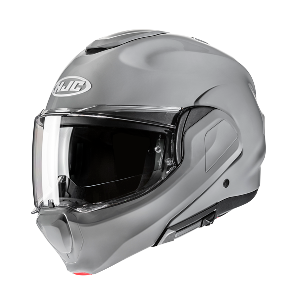 HJC F100 UNI Moto Modular Turismo Sportivo Casco N.Grigio