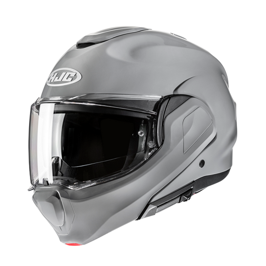 HJC F100 UNI Moto Modular Turismo Sportivo Casco N.Grigio