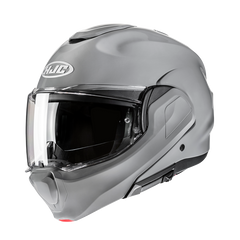 HJC F100 UNI Moto Modular Turismo Sportivo Casco N.Grigio