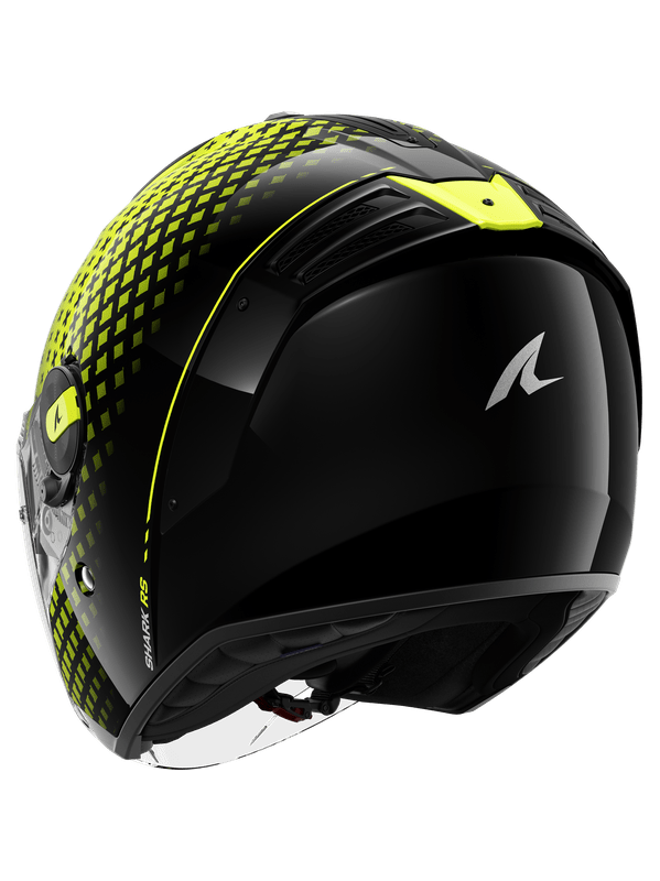 SHARK RS Moto Jet Caschi Nero Giallo Argento