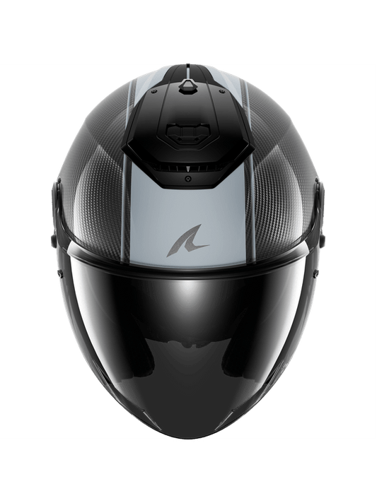 SHARK RS JET CARBON SKIN Carbonio Argento Caschi 