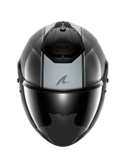 SHARK RS JET CARBON SKIN Carbonio Argento Caschi 