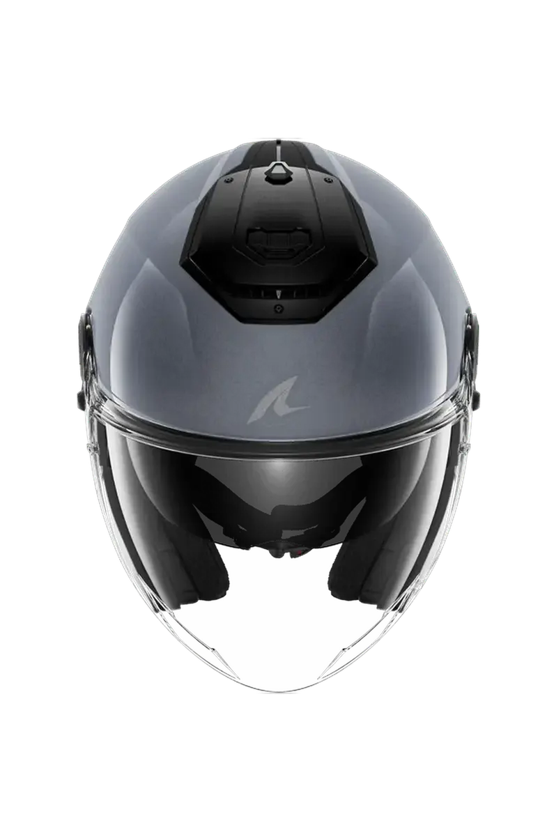 SHARK RS Jet Aperto Caschi Argento pistola 