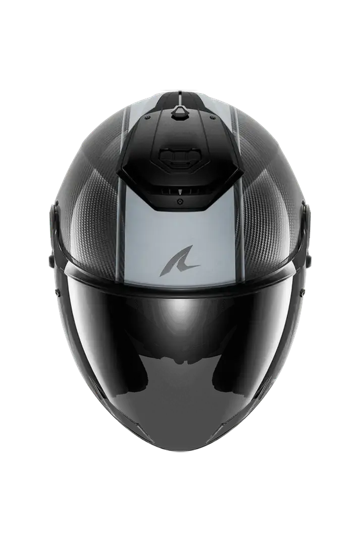 SHARK RS JET CARBON SKIN Carbonio Argento Caschi 