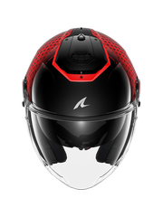 SHARK RS JET STRIDE Negro Rojo Antracita Casco