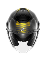 SHARK JET CARBON IKONIK Carbono Oro Cromado Casco