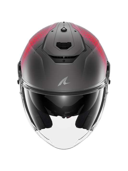 SHARK RS Jet Stride Plata Mate Violeta Azul Casco