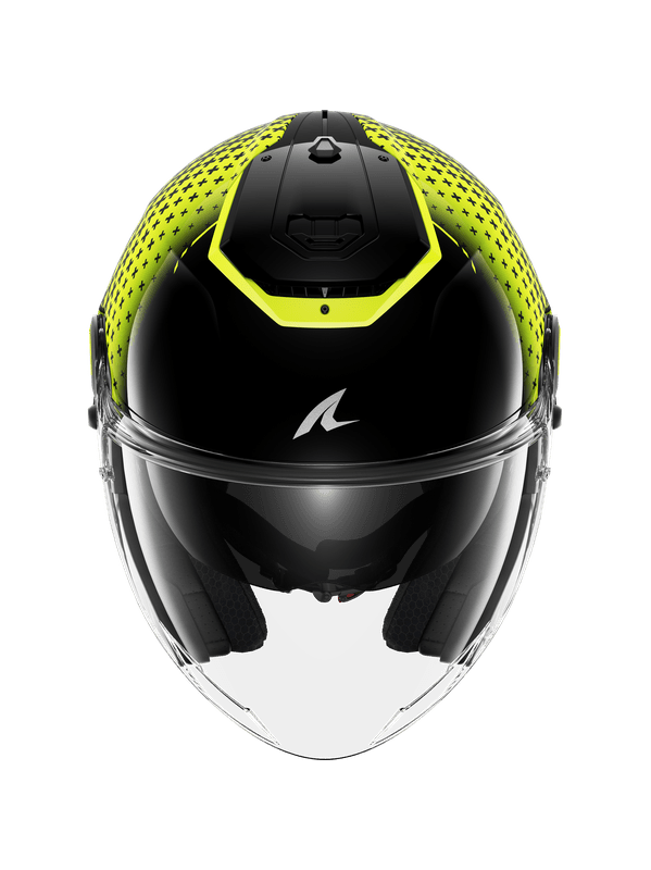 SHARK RS Moto Jet Caschi Nero Giallo Argento