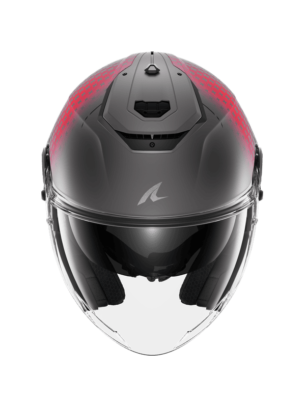 SHARK RS Stride Moto Caschi Jet Argento opaco Viola Blu