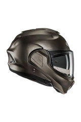 HJC F100 UNI Modulabile Moto Sportivo Turismo Caschi Semi Piatto Titanio 