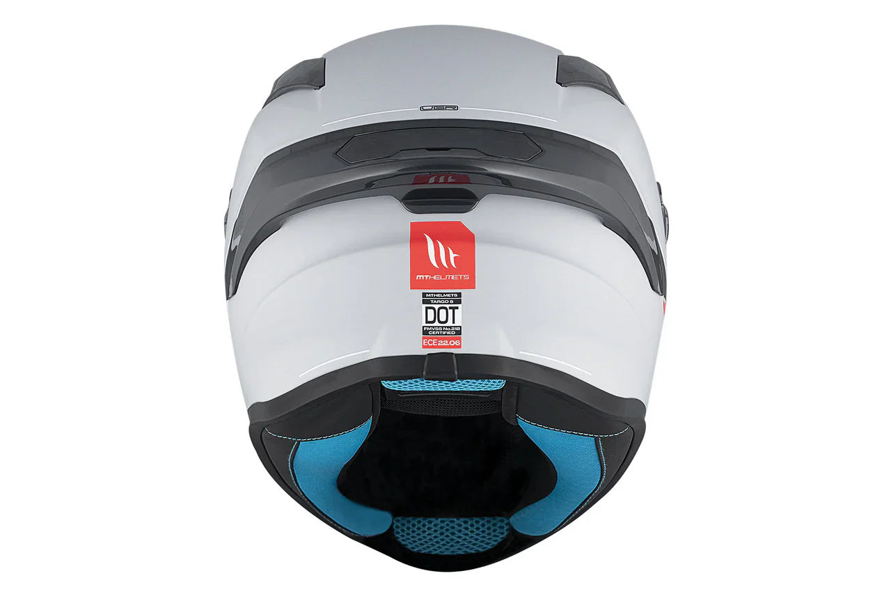 MT Targo S Solid A12 Casco integrales deportivos motocicleta gris brillante - CASCO