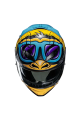 HJC F71 MONKEY DJ MC23 Moto Integrali Caschi 