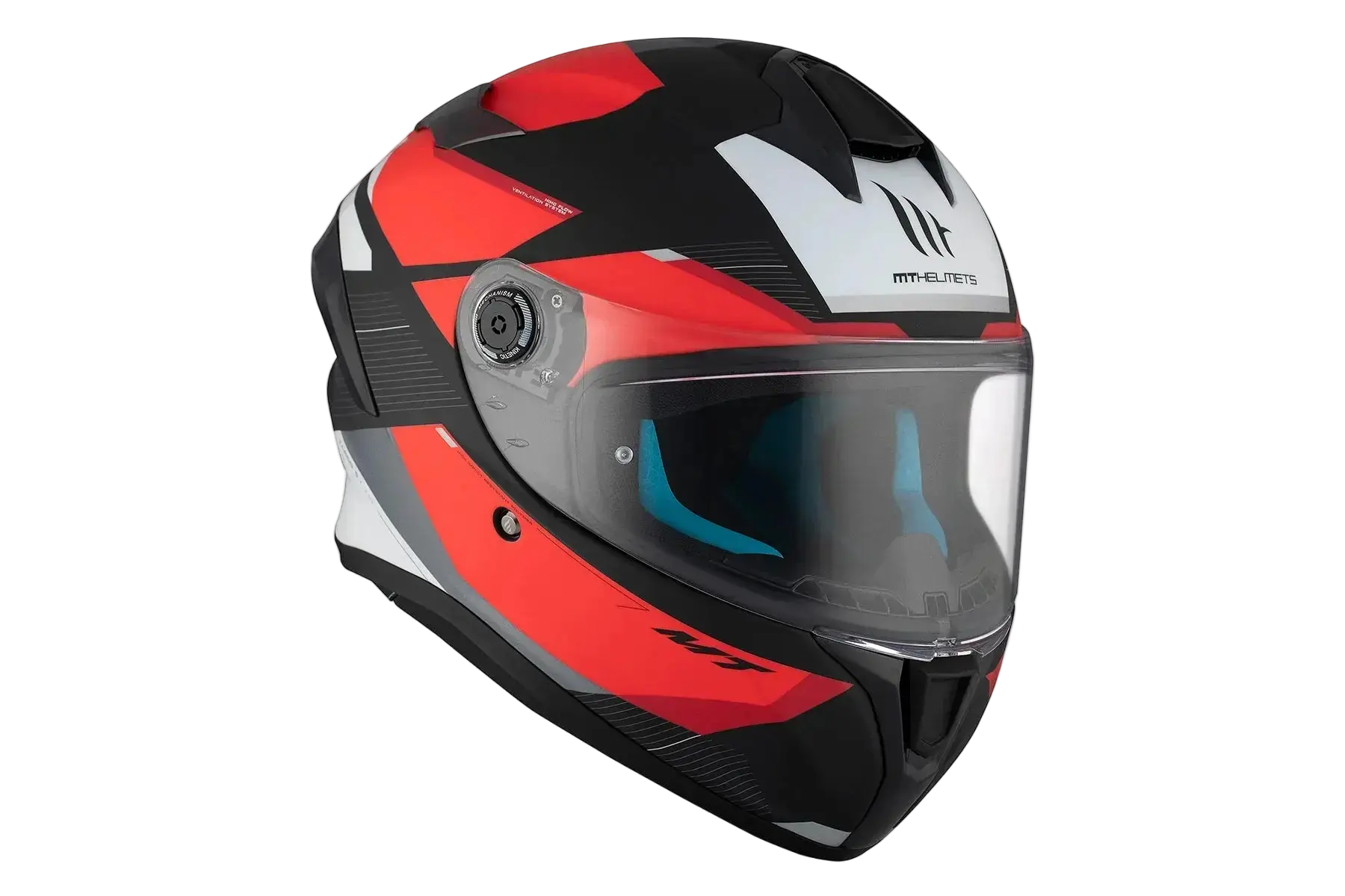 MT Targo S Kay B5 Sportivo Turismo moto Integrali Caschi Opaco Rosso 