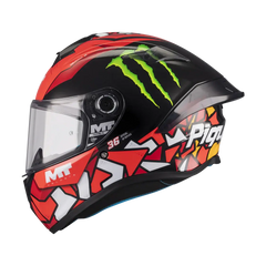 MT TARGO S PIQUERAS B5 GLOSS CASCO INTEGRAL DE MOTO 