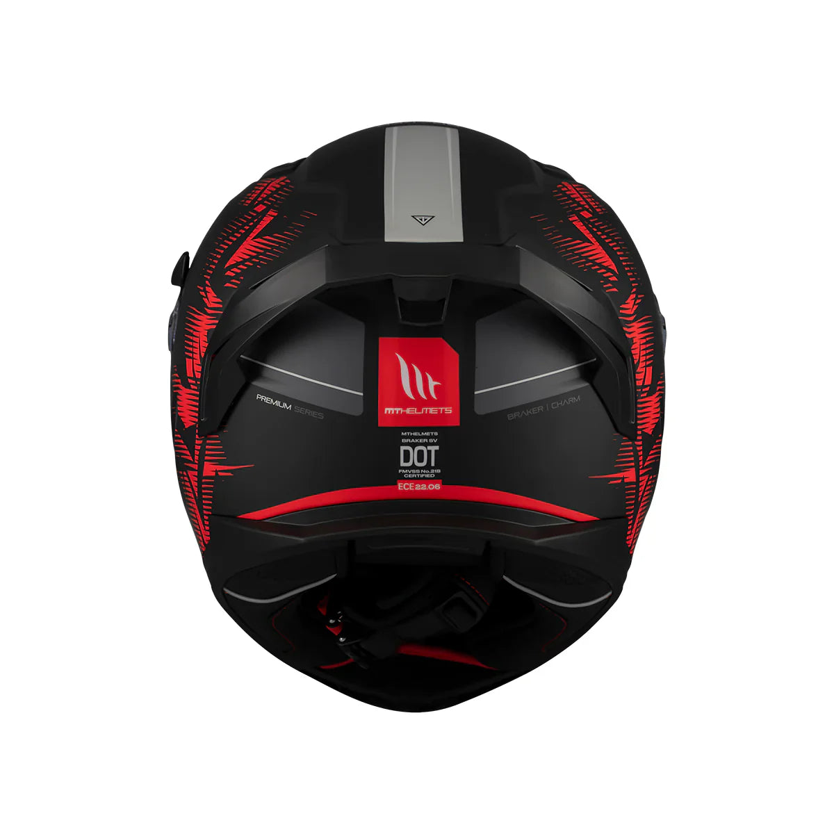 MT Braker SV Charm B5 Casco Integral Para Moto De Turismo Mate 