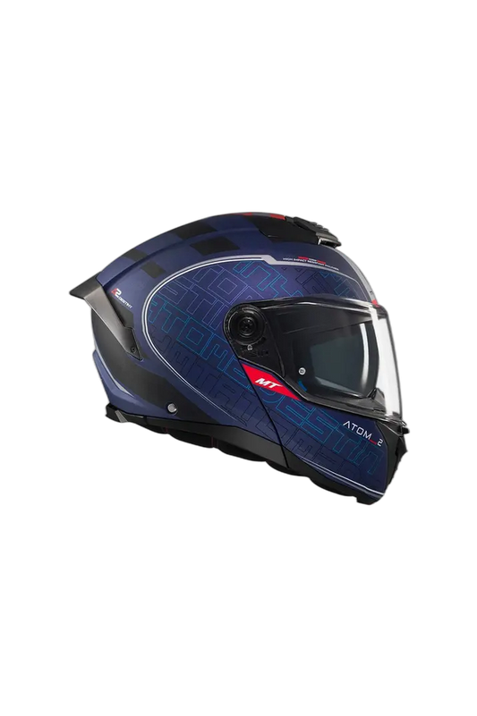 MT Atom 2 SV Destiny C7 Moto Modulare Caschi Nero viola opaco 