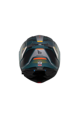 MT Atom 2 Sv Destiny C6 Moto Sportivo Modulare Caschi Nero Blu Opaco 