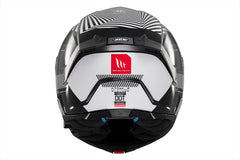 MT Atom 2 Strange B2 con parte delantera abatible brillante Casco de motocicleta - CASCO