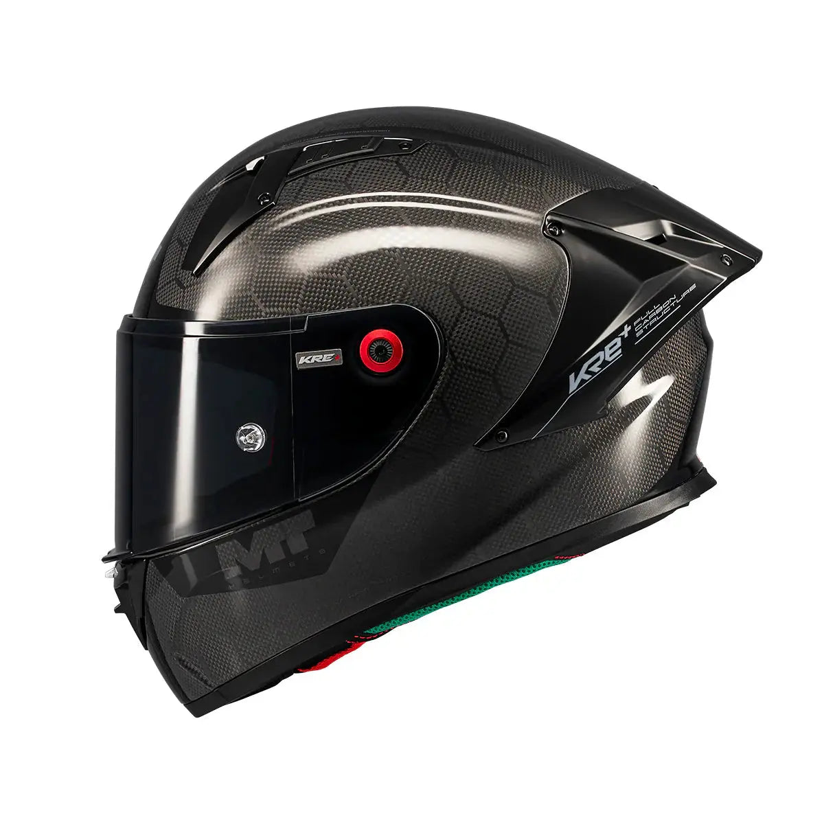 MT Helmets KRE PLUS S CARBON PURE A1 CASCHI INTEGRALE BRILLANTE 