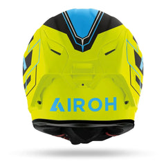 AIROH GP550 S SFIDA Moto Integrali Caschi Blu Giallo Opaco