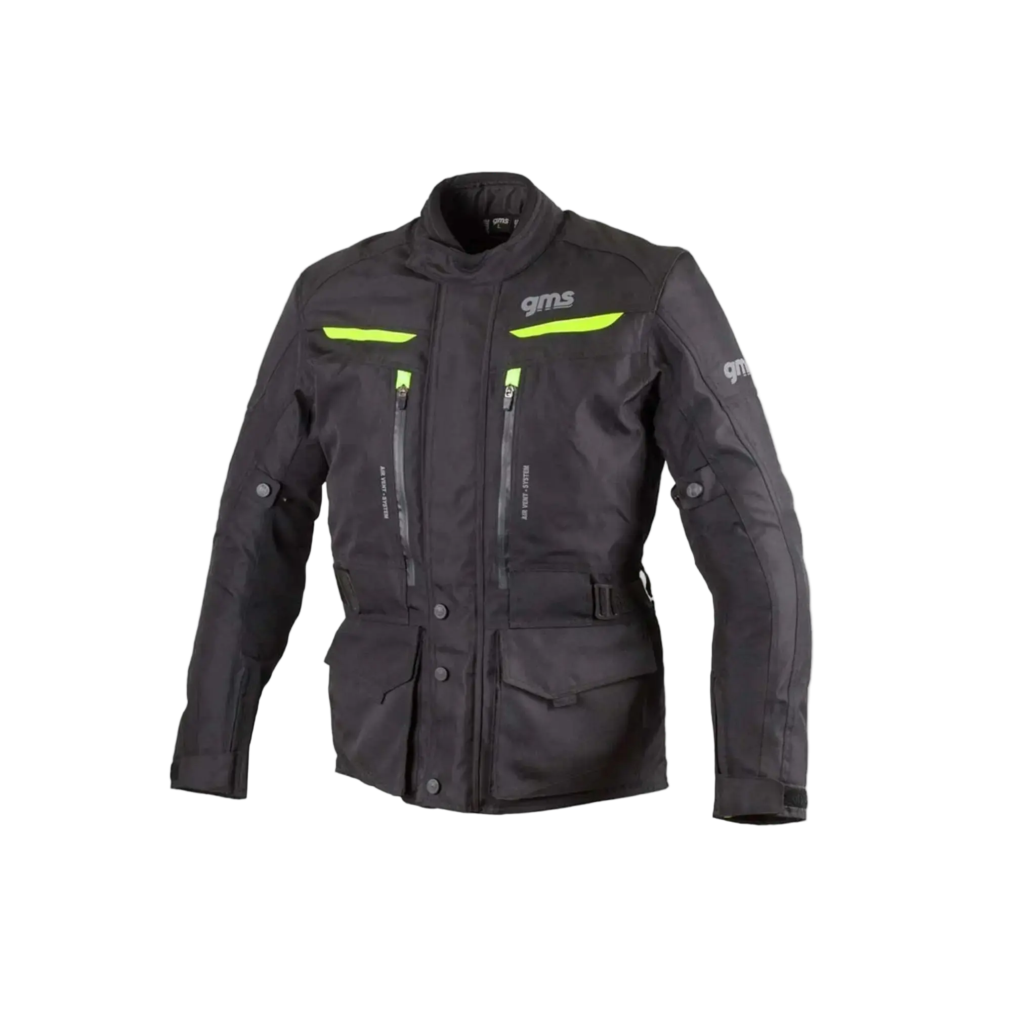 GMS- GIACCHE TESSILE GEAR UOMO NERO/BIANCO/GIALLO 