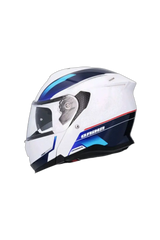 SHIRO Discover Moto Modulare Caschi Bianco Blu 