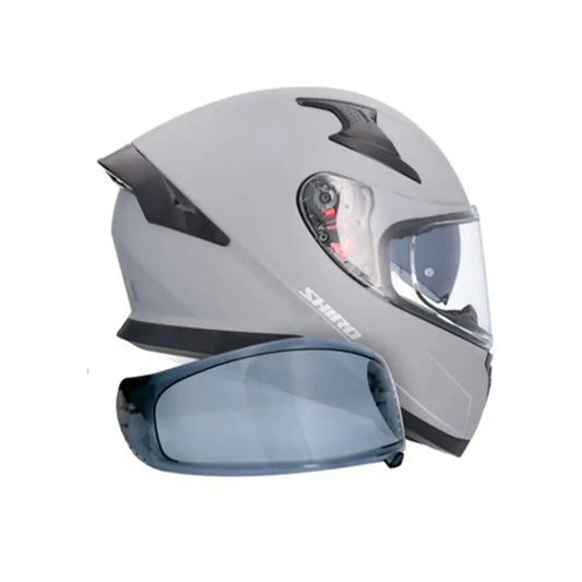 SHIRO Katana Solid Integrali Caschi Titanium Opaco