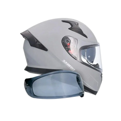 SHIRO Katana Solid Integrali Caschi Titanium Opaco 