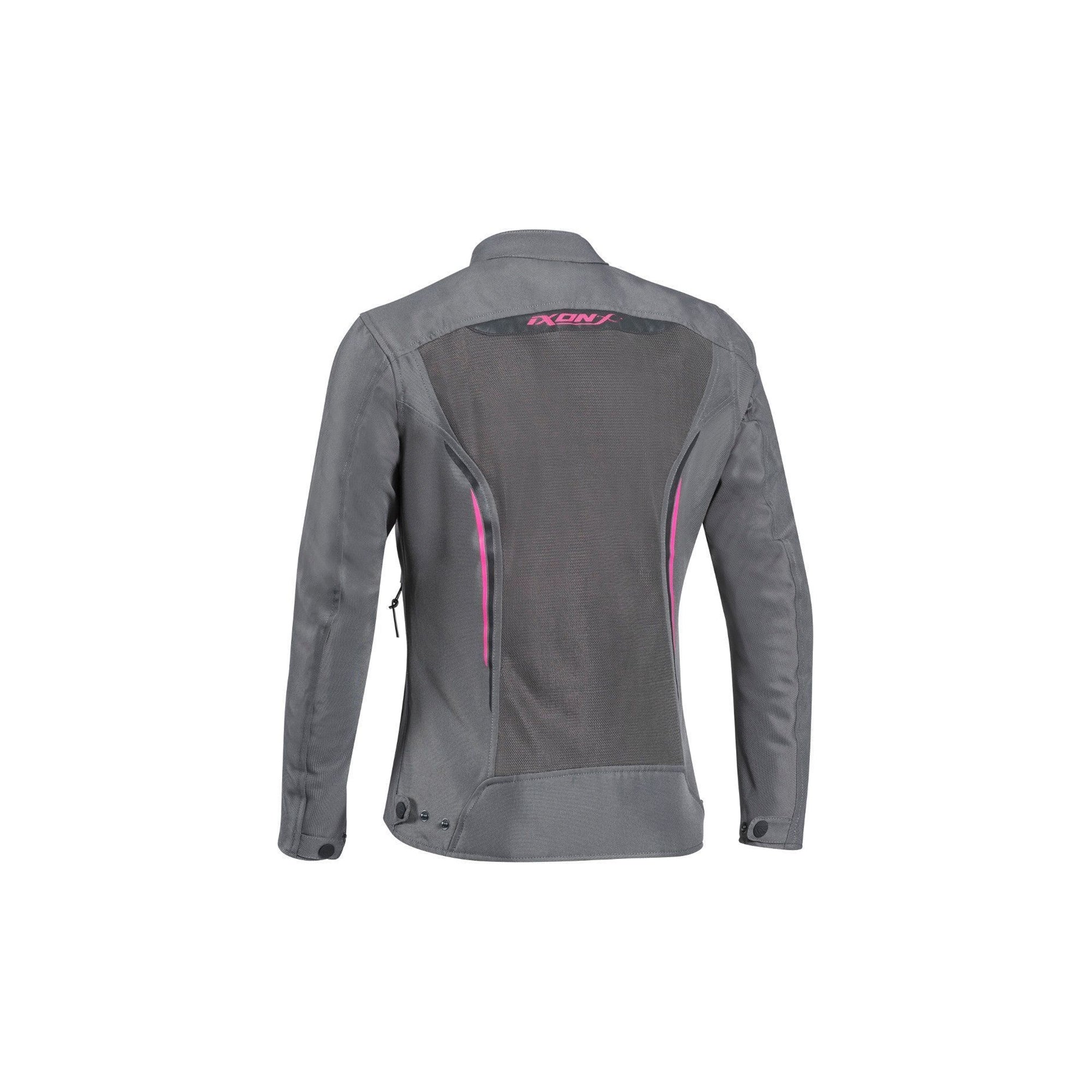 IXON-CHAQUETA COOL AIR LADY GREY/FUSCHIA - SECURTEX MOTOR S.L (t/a MaximoMoto)